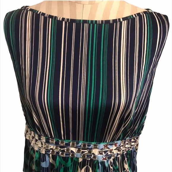 Bebe Stone Trim Shift Dress Size M NWT - Picture 2 of 6